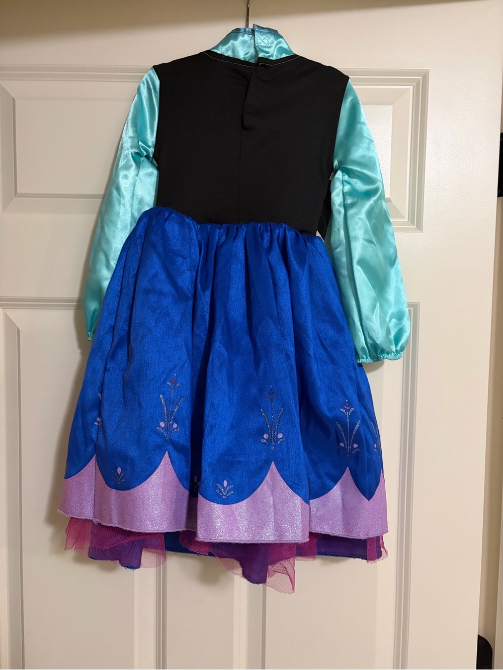 Disney Frozen Anna Costume Dress & Cape Girls Size 3T - Picture 4 of 7